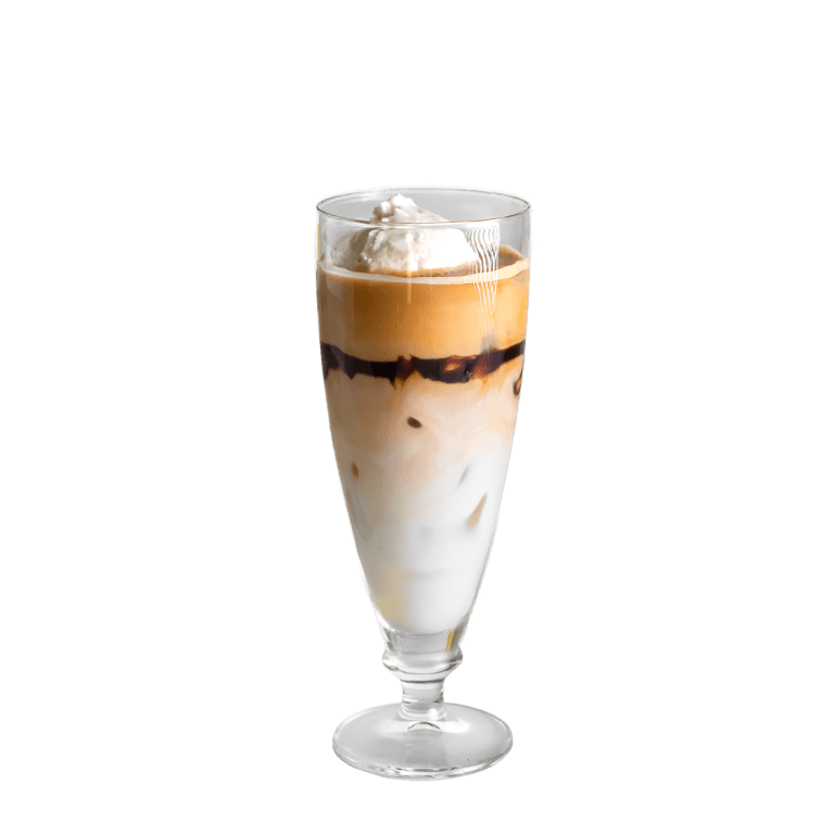 Iced Latte with Ice Cream