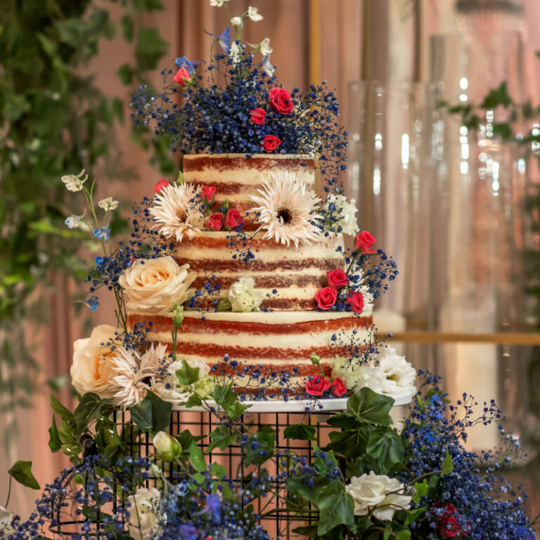 Tort Naked Cake - Torty weselne - Torty - Zdjęcie 2