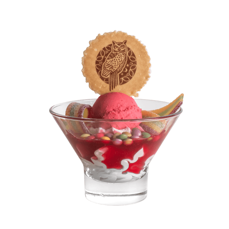 Rainbow Fun  - In a sundae glass - Ice cream