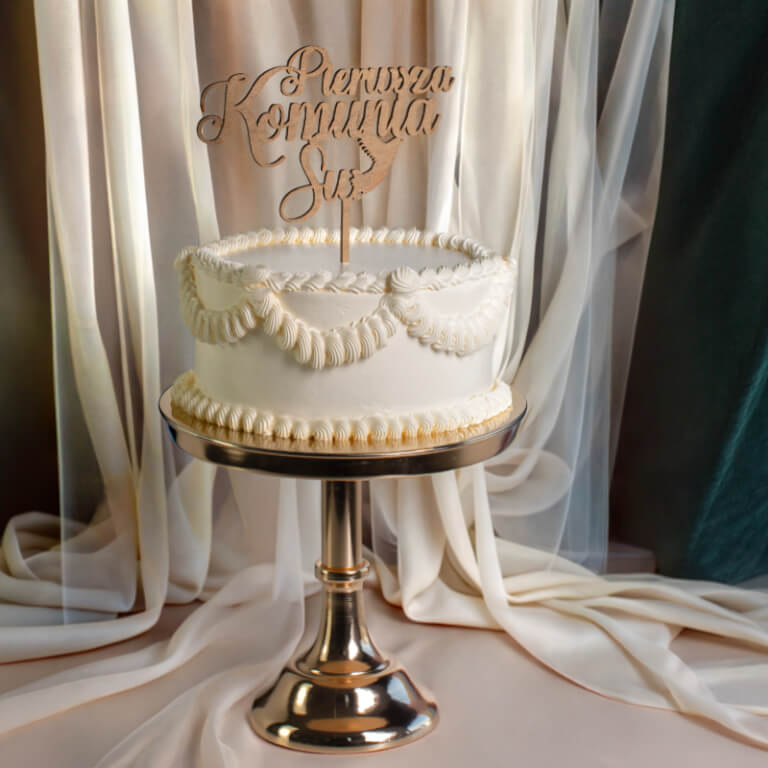 Angel Crown Cake - Communion cakes - Cakes - Zdjęcie 3