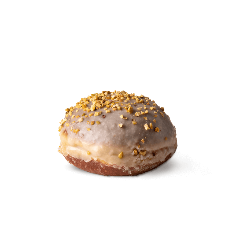 Donut with pistachio filling